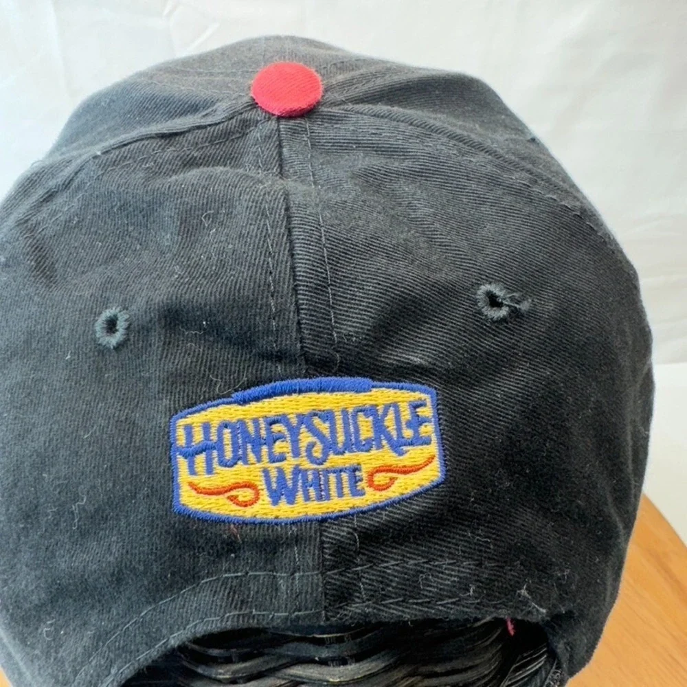 Vtg‎ Pittsburgh Pirates Hat Cap Strapback Black Red Adjustable Promotional Night